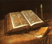 Still Life with Bible Vincent Van Gogh